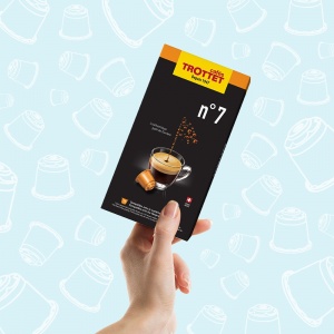 Capsule Nespresso ®* compatible N°7 Cafés Trottet