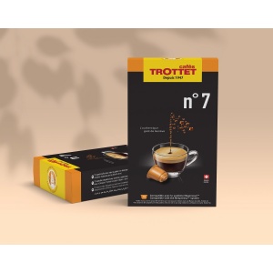 Capsule Nespresso ®* compatible N°7 Cafés Trottet