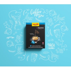 Capsule Nespresso®* compatible décaféiné Pacific 50 capsules — Cafés Trottet Genève