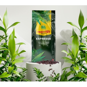 Café en grains bio 1 kg Espresso Bio Cafés Trottet