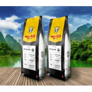 Äthiopien Kaffee Bohnen 250G Cafés Trottet