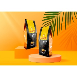 1 kg Café en grain N°7 100% Arabica Cafés Trottet