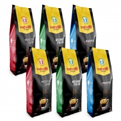Pack Kaffeebohnen 6x250G