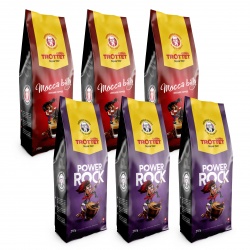 Pack coffeebeans 6x250G