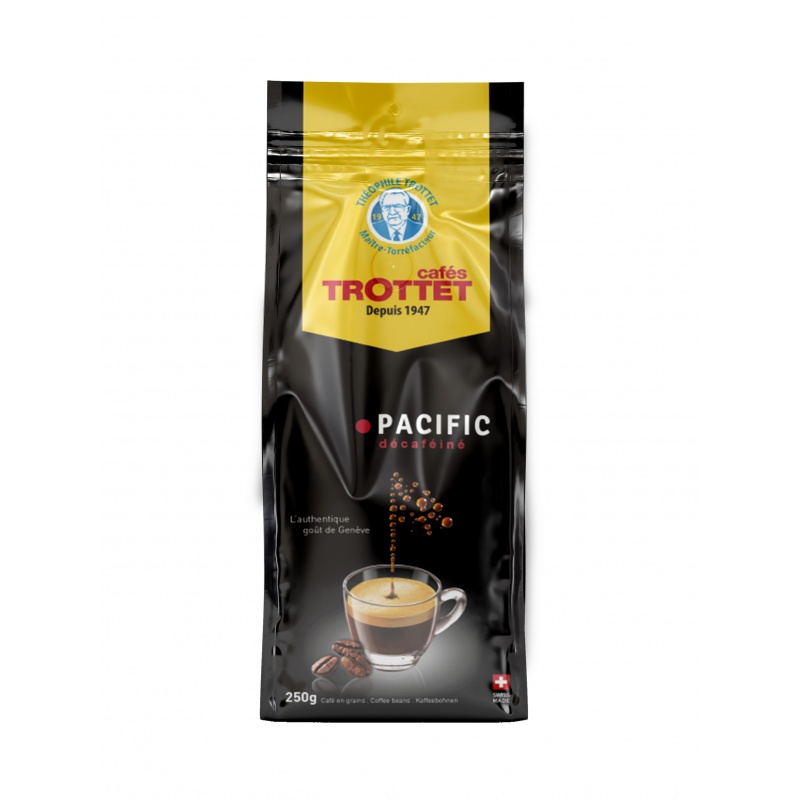 250 gr Café en grain Pacific Déca Cafés Trottet