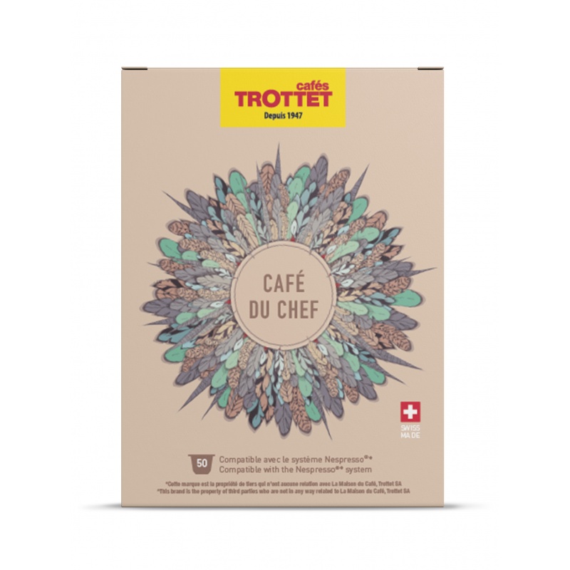 Café Du Chef Nespresso®* compatibles Mocca luxe 50 capsules Café Du Chef Nespresso®* compatibles Mocca luxe 50 capsules