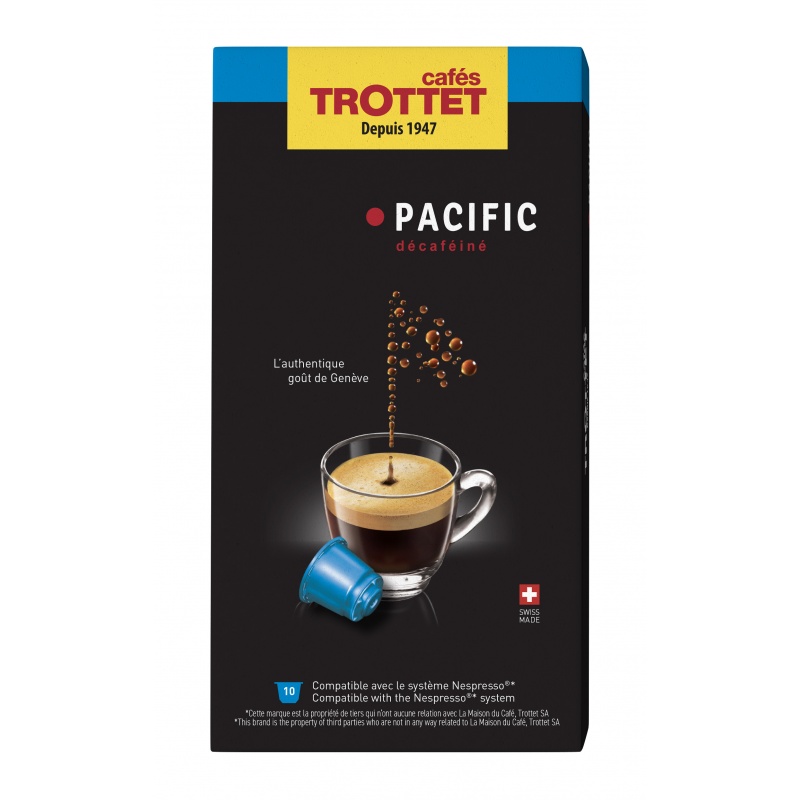 Capsule Nespresso®* compatible Pacific Déca 10 capsules