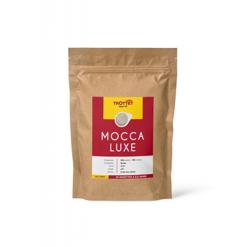 Mocca Luxe Dosettes en papier E.S.E. 44mm 20 pods Mocca Luxe Dosettes en papier E.S.E. 44mm 20 pods
