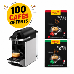 Delonghi Pixie & 100 cafés OFFERTS