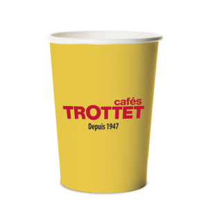 Trottet Gobelets en carton jaunes 30CL 55