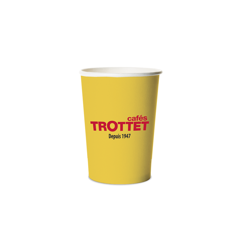 Trottet Gobelets en carton jaunes 30CL 55 Trottet Gobelets en carton jaunes 30CL 55