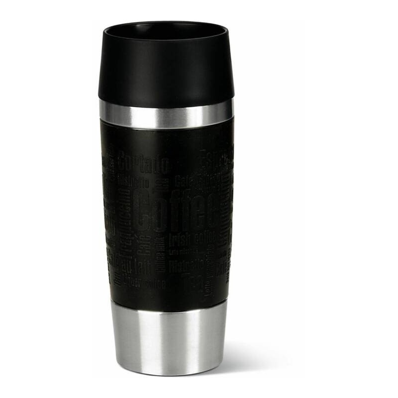 Emsa Travel Mug 0.36L A Manchette Noire Emsa Travel Mug 0.36L A Manchette Noire