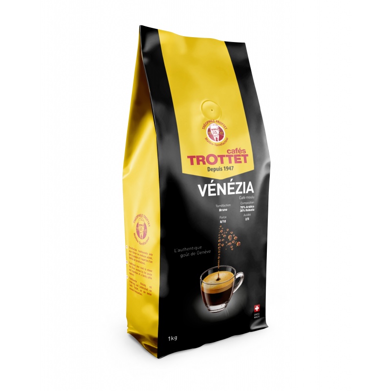 Venezia gemahlener Kaffee 1KG Cafés Trottet Venezia gemahlener Kaffee 1KG Cafés Trottet