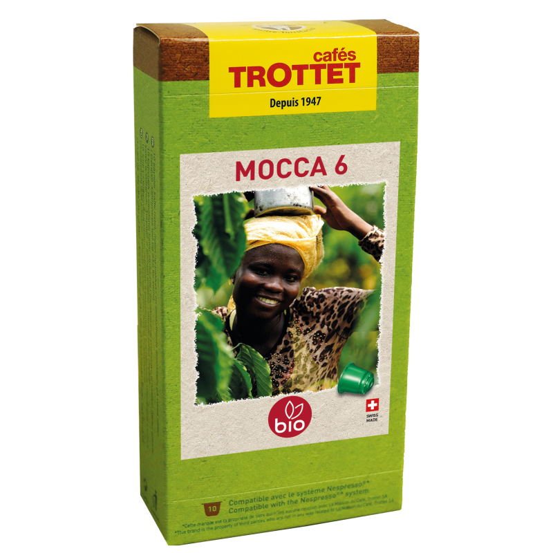 Capsules Mocca 6 Bio 10S Capsules Mocca 6 Bio 10S