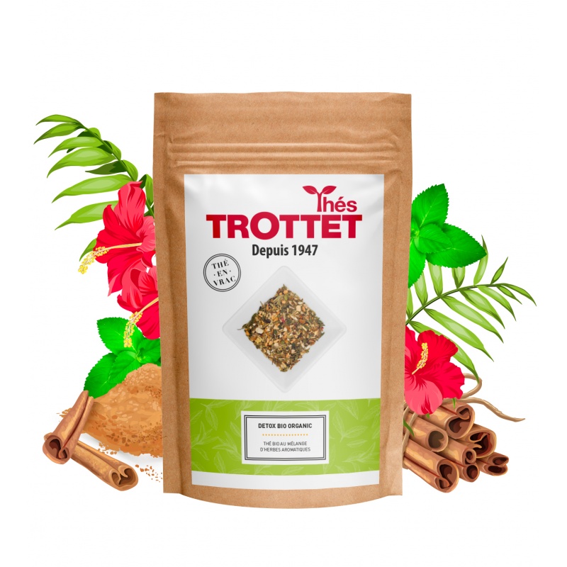 Thé Détox Bio Organic thé en vrac 100G